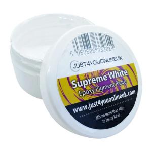 シュプリームホワイト 約100g Supreme White 波活必須アイテム エポキシレジンに混ぜて波模様を作るのに適したピグメントです