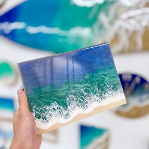 シュプリームホワイト 波アートの頂点 セルを出...の詳細画像1
