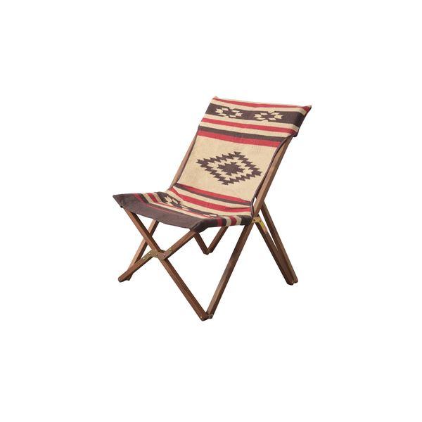 【TS】折りたたみ椅子 アウトドアチェア 幅58cm TTF-925B 木製 コットン 本革 フォー...