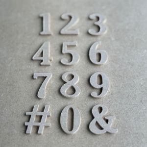 MDF アルファベット mini ( 数字 )...の詳細画像2