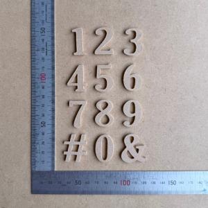 MDF アルファベット mini ( 数字 )...の詳細画像3