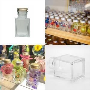 ハーバリウム 瓶 四角 50ml 5本セット ...の詳細画像2