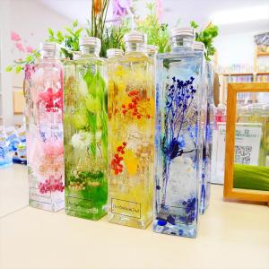 ハーバリウム 瓶 四角 500ml 2本セット...の詳細画像1