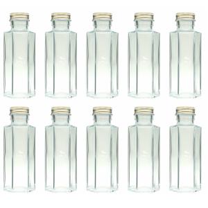 ハーバリウム 瓶 六角 100ml 10本セット...の商品画像