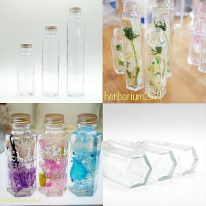 ハーバリウム 瓶 六角 100ml 10本セッ...の詳細画像2