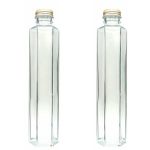 ハーバリウム 瓶 六角 200ml 2本セット ...の商品画像