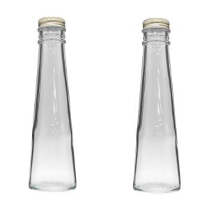 ハーバリウム 瓶 テーパー 120ml 2本セッ...の商品画像