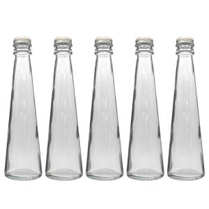 ハーバリウム 瓶 テーパー 200ml 5本セット キャップ付き 横浜ハーバリウム弐番店