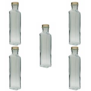ハーバリウム 瓶 ハート 150ml 5本セット キャップ付き 横浜ハーバリウム弐番店