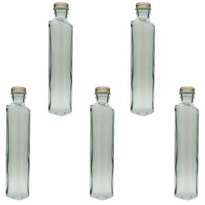ハーバリウム 瓶 ハート 200ml 5本セット...の商品画像