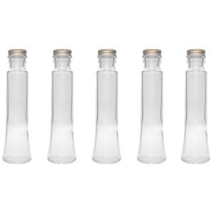 ◆ハーバリウム　319 グリーンとホワイトのナチュラルbottle *.:。 お試し価格／ ハーバリウム 瓶 100ml 5種類 セット いつもと違うボトル