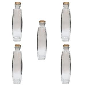 ハーバリウム 瓶 風車 200ml 5本セット キャップ付き 横浜ハーバリウム弐番店