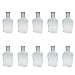ハーバリウム 瓶 ポケット 150ml 10本セット キャップ付き