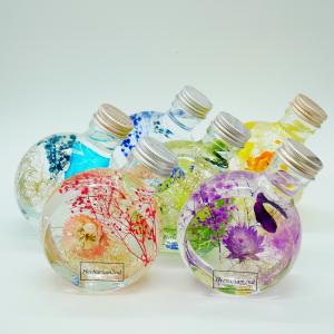 ハーバリウム 瓶 ネコ 100ml 72本セッ...の詳細画像1