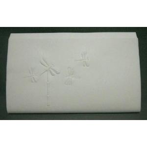 灰釉 群鶴の絵茶碗 中条象山作 たくさんの鶴が描かれました