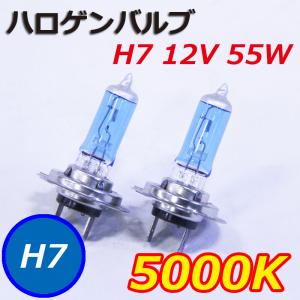 ハロゲンバルブH7 12V 55W ランプ ヘッドライト 2個1セット｜cyber-eco