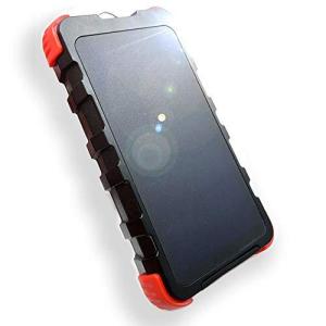 エアージェイ ソーラー＆モバイルバッテリー MB-SO20000RD ブラック/レッド 容量：20,000mAh
