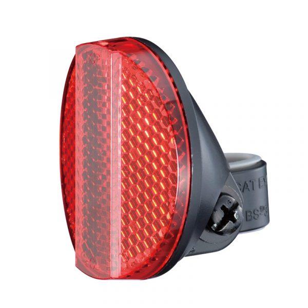 自転車 リフレクター 反射板 サギサカ テール シートステー取付用 レッド リア 後ろ