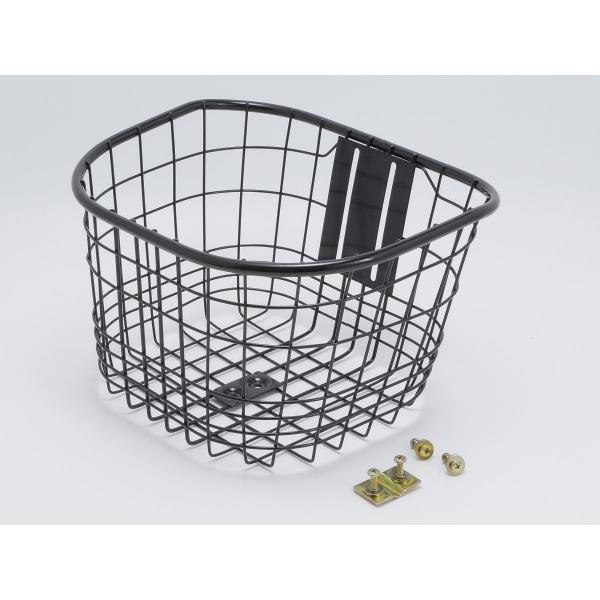 自転車 カゴ 前用 フロント 子供 幼児 子供 小径用 ワイヤー前カゴ 20-24インチ ブラック ...