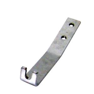 自転車 前カゴ用 取付け金具 L型 シルバー センタン工業 整備 修理