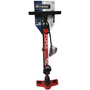 自転車 空気入れ スポーツポンプ ゲージ付き SGマーク 英式 米式 仏式 全バルブ対応 EV FV AV ロードバイク ママチャリ シティサイクル MTB FORCE フォース