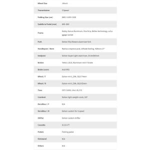 ダホン DAHON 折り畳み自転車 K3 ケー...の詳細画像5