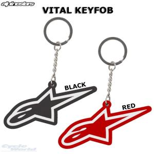 《ネコポス対応/あすつく》正規品〔ALPINESTARS〕 VITAL KEYFOB ＜レッド＞ キーホルダー キーフォブ イタリア 直輸入 アルパインスターズ 【バイク用品】｜cycle-world