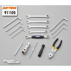 〔DAYTONA〕 91105 ハーレー用車載インチ工具セット メンテナンス タイヤ 車載工具 デイトナ 【バイク用品】｜cycle-world