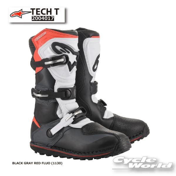 正規品〔Alpinestars〕 2004017 TECH T ブーツ ＜BLACK GRAY RE...