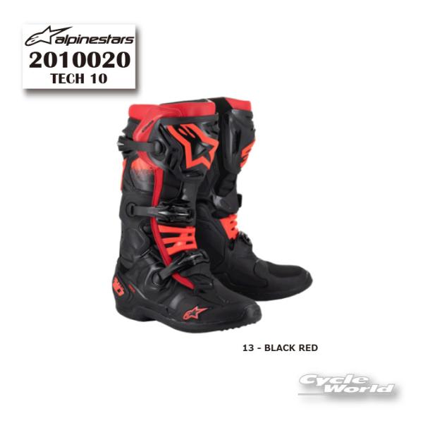 正規品〔Alpinestars〕 2010020 TECH 10 ブーツ ＜13 - BLACK R...