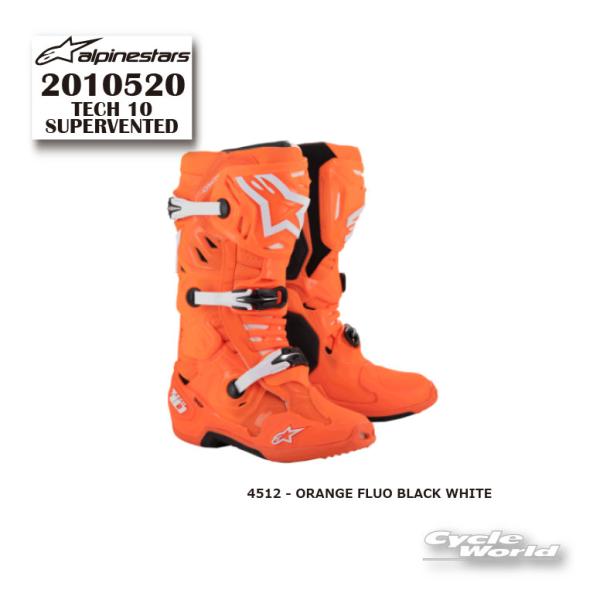正規品〔Alpinestars〕 2010520 TECH 10 SUPERVENTED ＜ORAN...