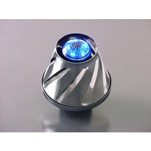 《在庫処分特価》V020 ミラクルエアクリーナー LEDランプ付パワーフィルター 35ミリ0度 エアクリ パワフィル ミニバイク 原付 【バイク用品】
