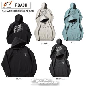 HYOD ヒョウドウ ジップパーカー ブラック系 L バイクウェア メンズ