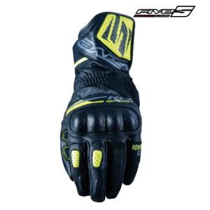 ☆送料無料 正規品〔Five〕 RFX SPORT ＜BLACK FLUO YELLOW＞ スポーツ ロードバイク ナックルプロテクター パームスライダー ファイブ 【バイク用品】★｜サイクルワールド