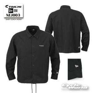 ☆正規品【RS TAICHI×NEW ERA】NEJ003 SHIRT COACH JACKET コーチジャケット　ニューエラ　ツーリング アールエスタイチ【バイク用品】