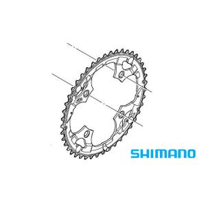 (春トクSALE)SHIMANO（シマノ）　FC-M530-L M531-L スパイク付チェーンリング チェーンガード用 44T Y1GX98060｜cycle-yoshida