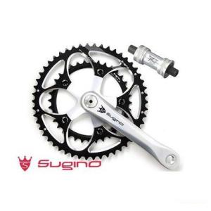 (特セール)スギノ MIGHTY TOUR 901D ブラック 50/34T(2x10/11s)クラ...