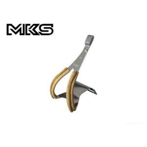 (創業110年祭)MKS(ミカシマ) トークリップ スチール 皮付き