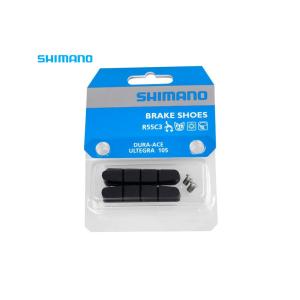 (ネコポス対象商品)シマノ(SHIMANO)　R55C3 ブレーキシューのみ＆固定ネジ（1ペア）Y8FN98090