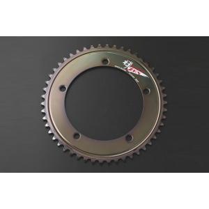 超美品 スギノ SUGINO スーパー禅 Super ZEN チェーンリング ブラック