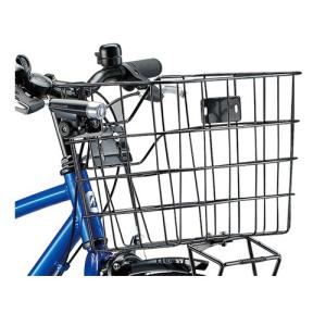 ブリヂストン シティサイクル 青 前バスケット付き BRIDGESTONE（ブリヂストン） 自転車 前カゴ シュラインバスケット