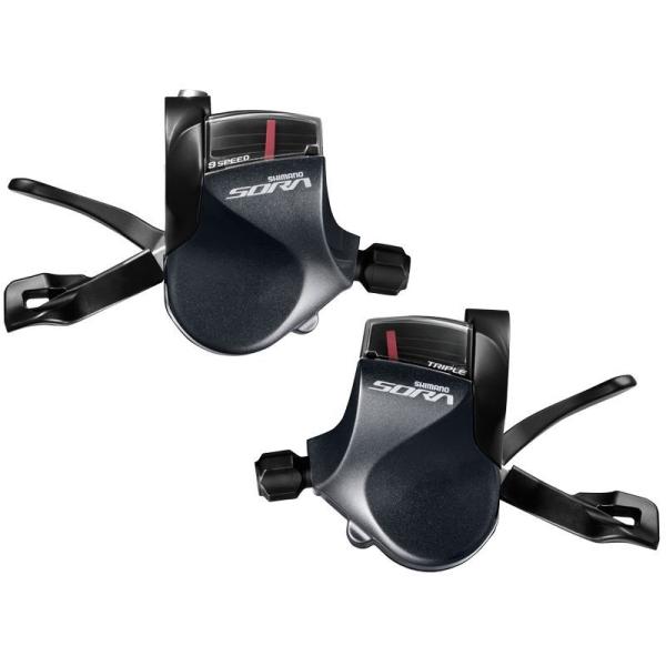(特セール)シマノ SORA SL-R3000/R3030 シフトレバー 左右セット(3x9S)