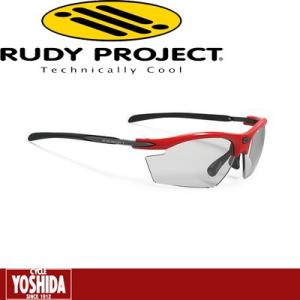 (春トクSALE)ルディ(RUDY) ライドン ＜ファイアレッドグロスフレーム/インパクトX2 調光ブラックレンズ＞｜cycle-yoshida