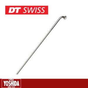 (夏トクSALE)DTスイス コンペティション 2.0/1.8バテッドスポーク シルバー 4本セット(ブラスニップル付)｜cycle-yoshida