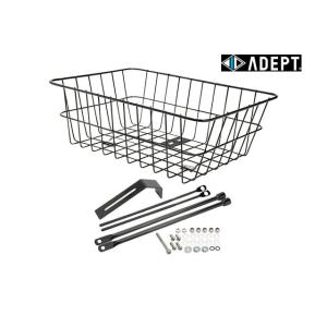 (春トクSALE)アデプト(ADEPT) ワイヤード アーバン バスケット S (フォーク クランプ タイプ) ＜ブラック＞｜cycle-yoshida