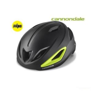 (秋の感謝セール)キャノンデール(CANNONDALE) CH4209U INTAKE インテイク MIPS(ブラック/ボルトイエロー)ヘルメット
