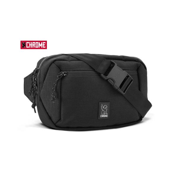 (春トクSALE)クローム　ZIPTOP WAISTPACK BLACK ウェストバッグ