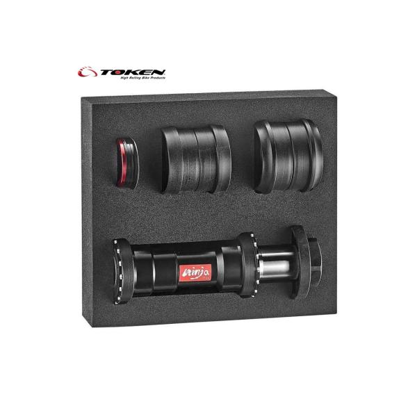 (特セール)トーケン(TOKEN)　TF24 NINJA スレッドフィットBBセット（シマノ/BB8...