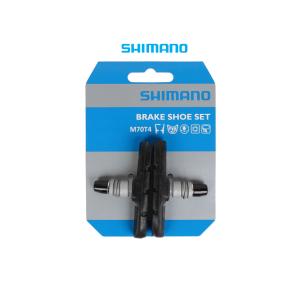 (ネコポス対象商品)シマノ(SHIMANO)　M70T4 ブレーキシューセット（1ペア）Y8KW98020 ※ブラックナット｜cycle-yoshida
