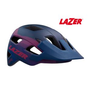 (春の応援セール)レイザー(LAZER) CHIRU（チル）＜マットブルーピンク＞ MTBヘルメット